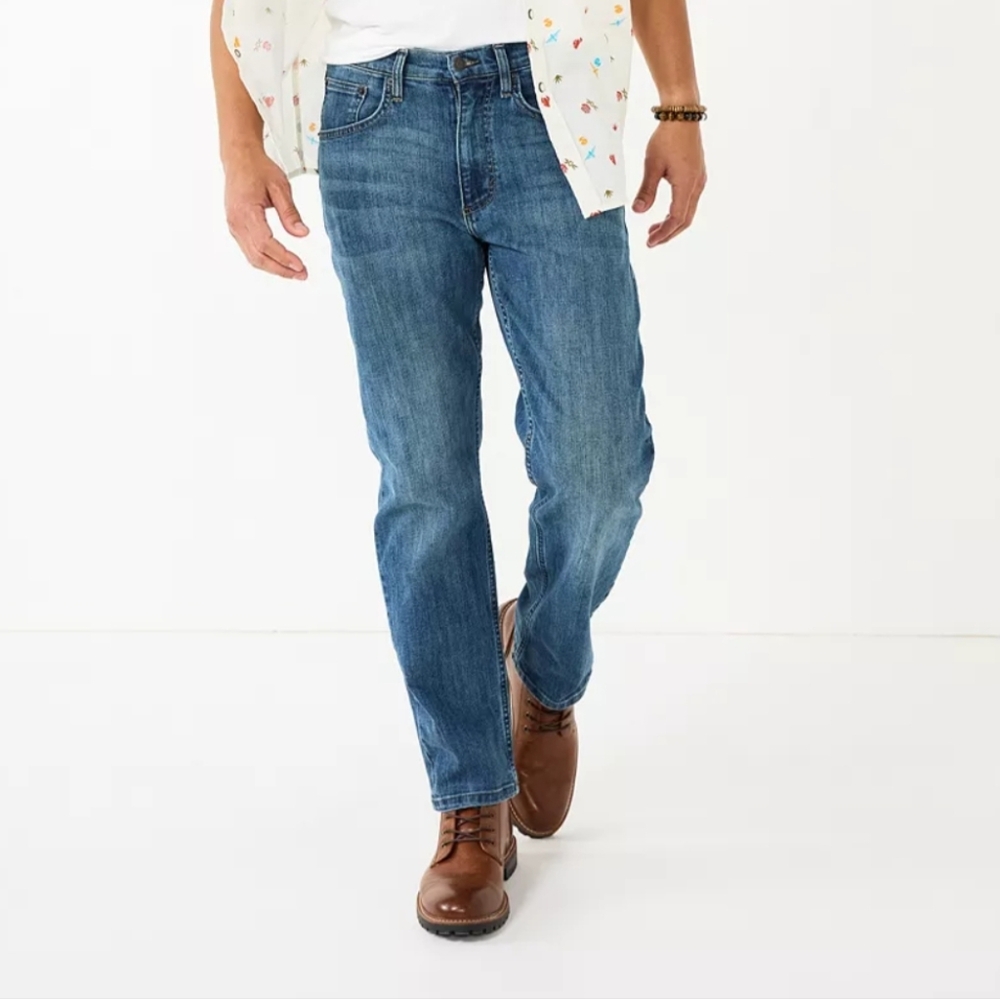 Men's 34x32 Mens Wrangler Regular Fit Jeans-EUC